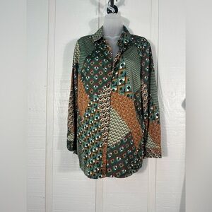 Rachel Roy Multicolored Top Size Medium EUC